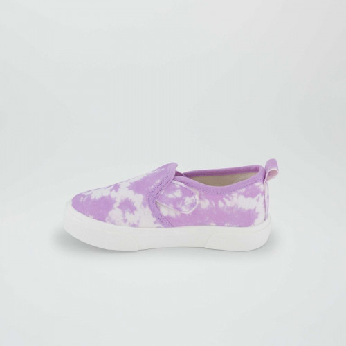 Basket slip-on imprimées - Violet