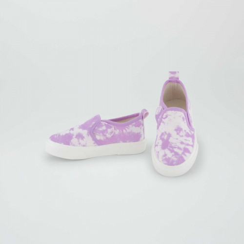 Basket slip-on imprimées - Violet