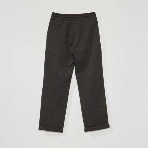 Pantalon jogging en maille piquée - Me_gris