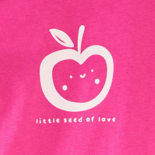 T-shirt imprimé manches courtes - Rose