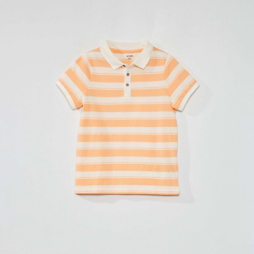 Polo en maille piqué - Orange