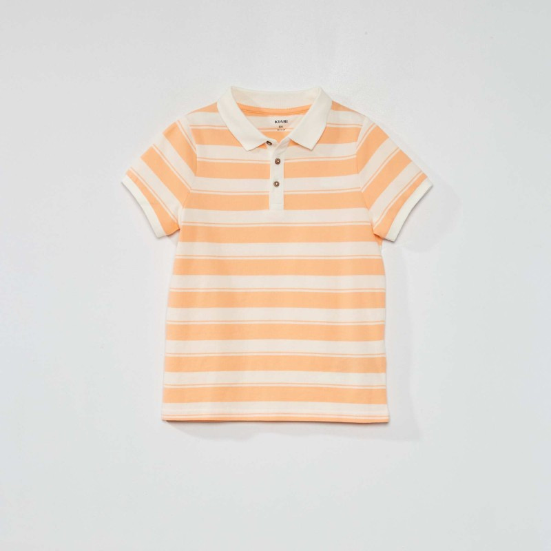 Polo en maille piqué - Orange