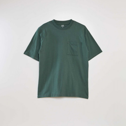 Tee-shirt uni coupe large - Vert