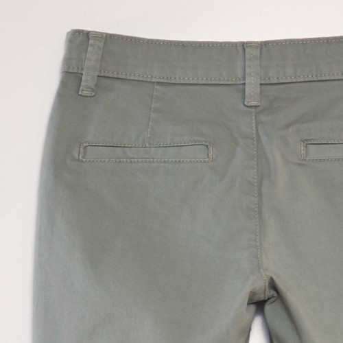 Short chino - Kaki