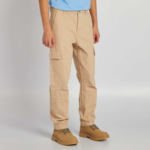 Pantalon multipoches - Beige