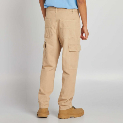 Pantalon multipoches - Beige