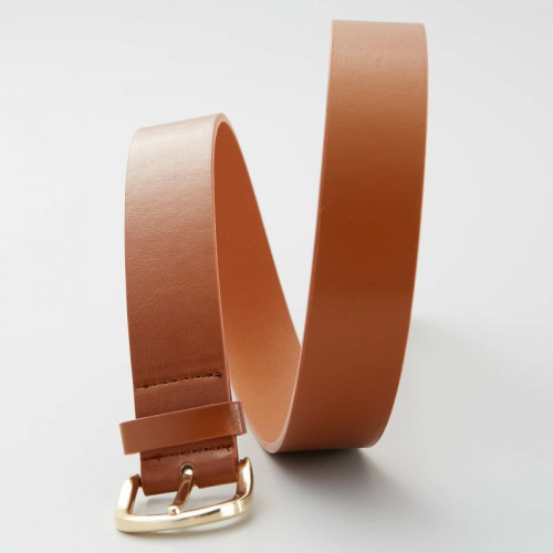 Ceinture unie basique - Camel