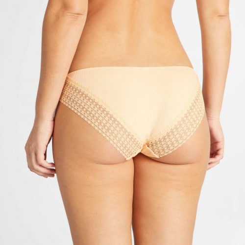 Culotte en galon dentelle - Orange pêche