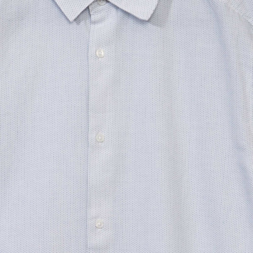 Chemise en coton à motif - Blanc