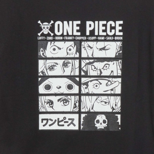 T-shirt 'One Piece' - Noir