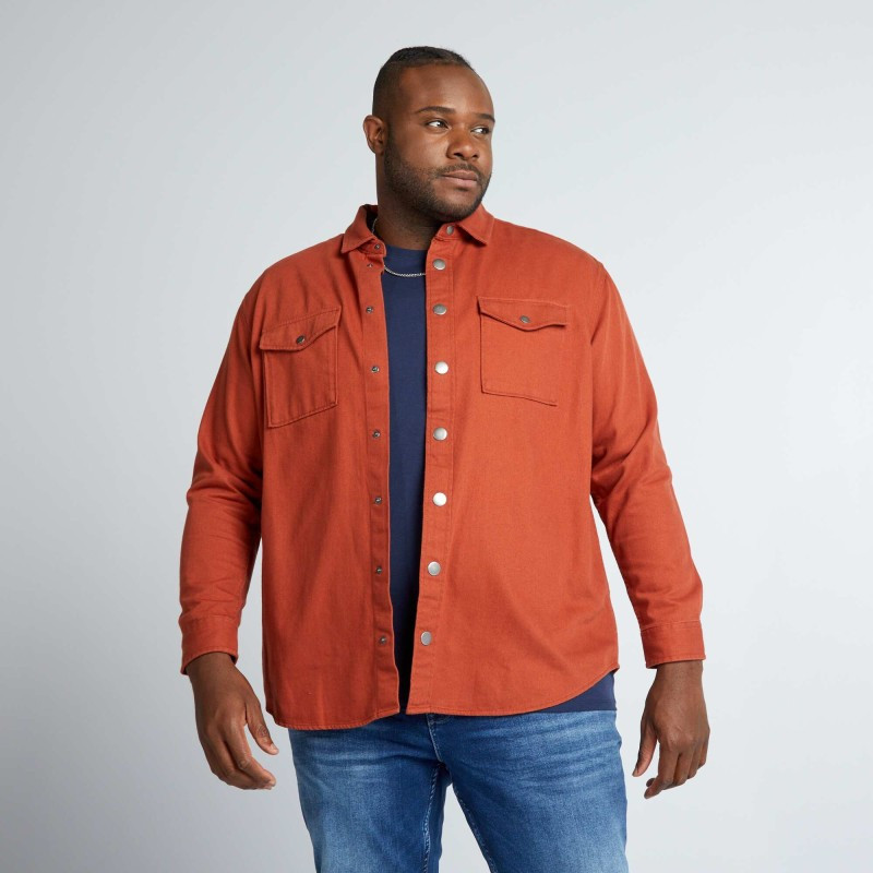 Surchemise en denim - Marron