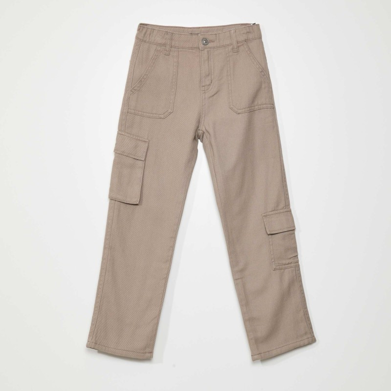 Pantalon multipoches - Beige