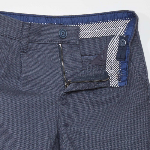 Pantalon en maille piqué - Bleu