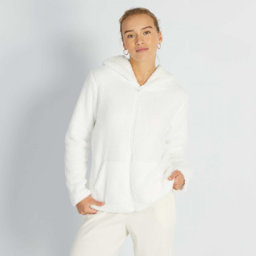 Sweat en polaire - Blanc