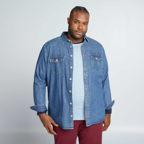 Chemise en denim - Bleu