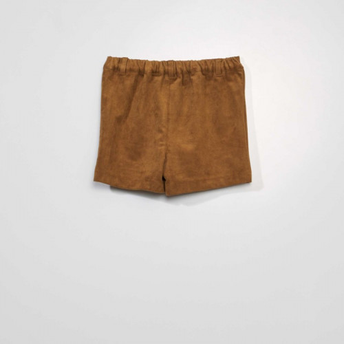 Short en daim - Beige