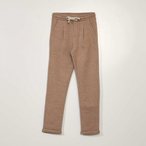 Pantalon jogging habillé - Beige