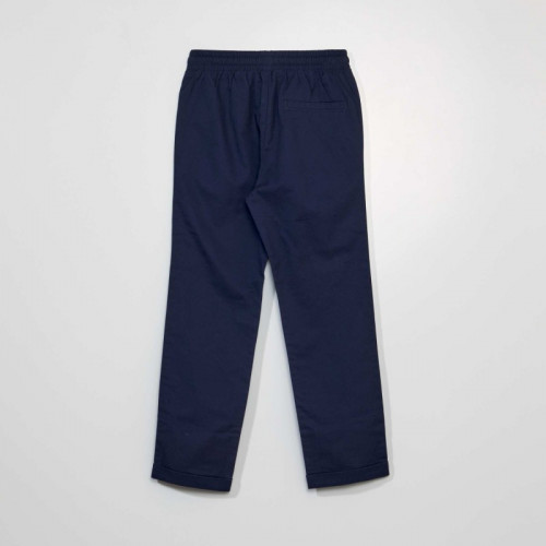 Pantalon jogger en twill - Marine