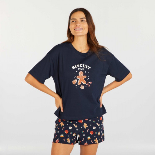 Ensemble pyjama 2 pièces Tee-shirt + short - Bbiscuit