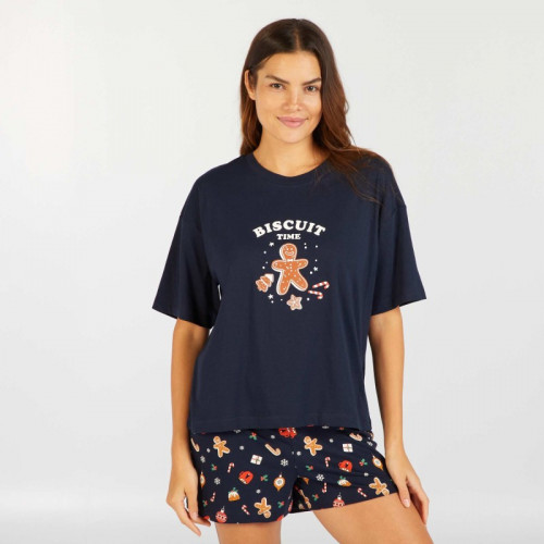 Ensemble pyjama 2 pièces Tee-shirt + short - Bbiscuit