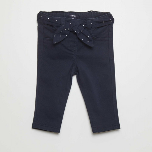 Pantalon slim - Bleu marine