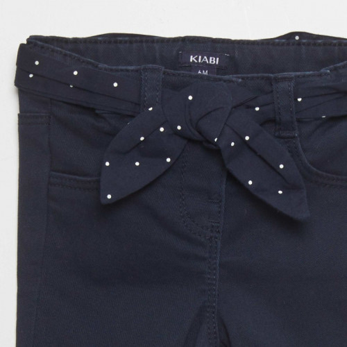 Pantalon slim - Bleu marine