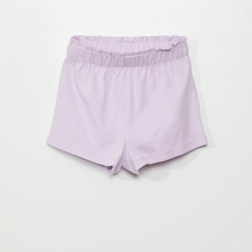 Ensemble short + t-shirt - 2 pièces - Violet