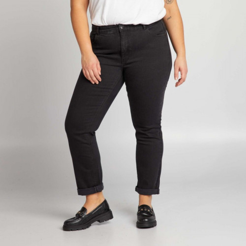 Jean regular 5 poches L30 - Noir