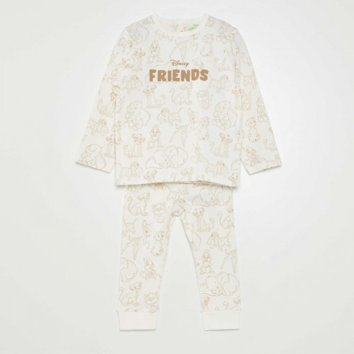 Ensemble pyjama t-shirt + pantalon 'Disney' - 2 pièces - Blanc