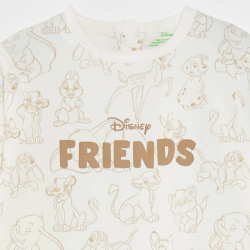 Ensemble pyjama t-shirt + pantalon 'Disney' - 2 pièces - Blanc