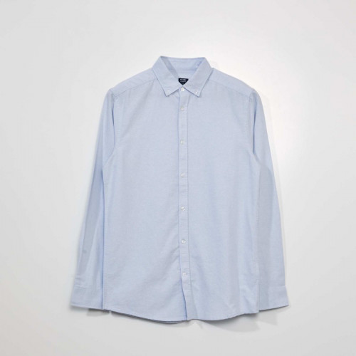 Chemise en coton oxford - Bleu