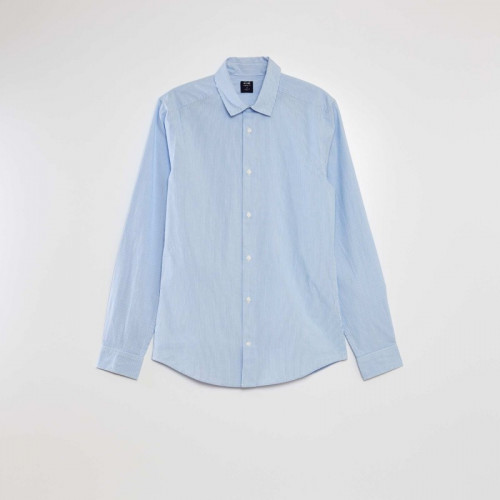 Chemise en coton - Bleu