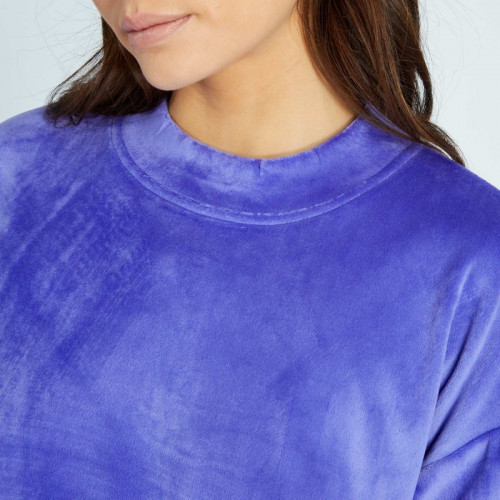 Sweat de nuit en polaire - Violet