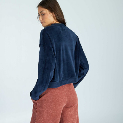 Sweat de nuit en polaire - Bleu marine