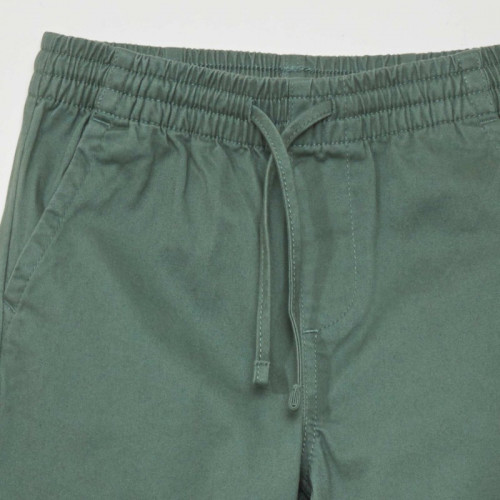 Pantalon jogger avec taille élastiquée - Vert