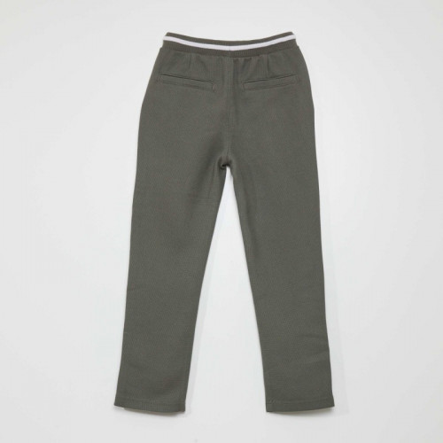 Pantalon de jogger façon tweed - Vert