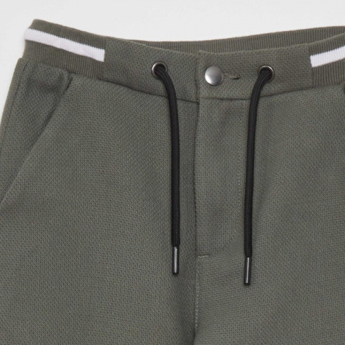 Pantalon de jogger façon tweed - Vert