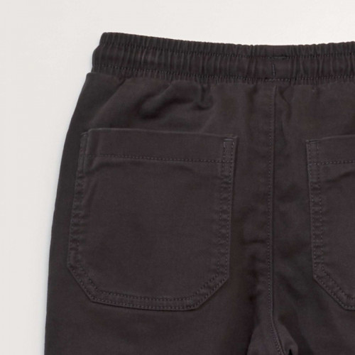 Pantalon chino esprit jogging - Noir