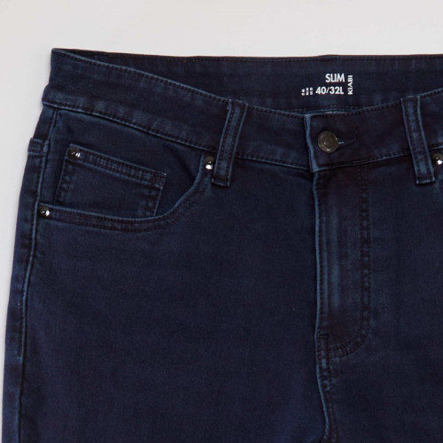 Jean slim stretch - L32 - Bleu foncé