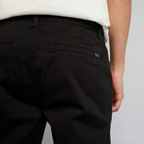 Pantalon chino uni - Noir