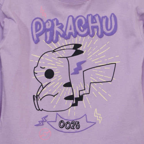 T-shirt 'Pokémon' manches longues - Mauve