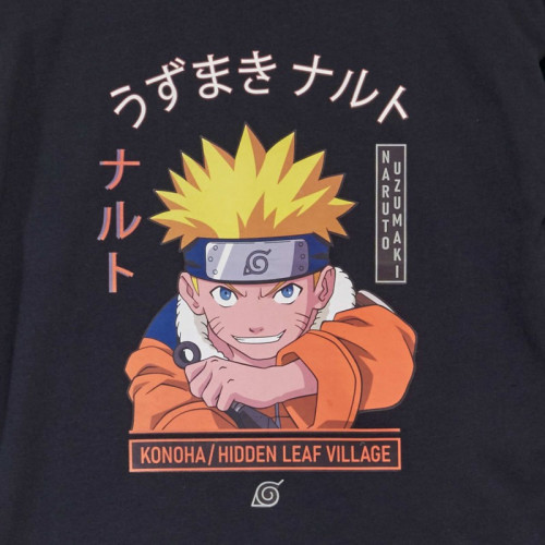 T-shirt 'Naruto' manches courtes - Gris