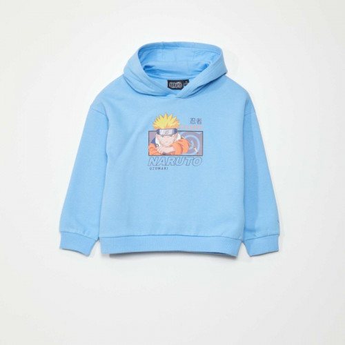 Sweat 'Naruto' à capuche - Bleu