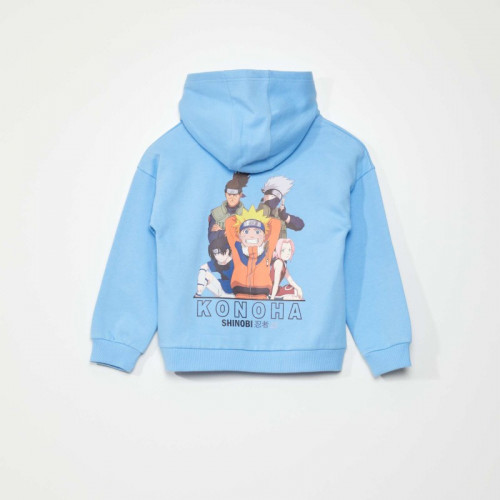 Sweat 'Naruto' à capuche - Bleu