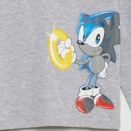 T-shirt en jersey 'Sonic' - Gris