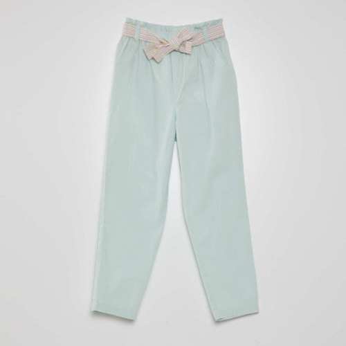 Pantalon carotte - Vert clair