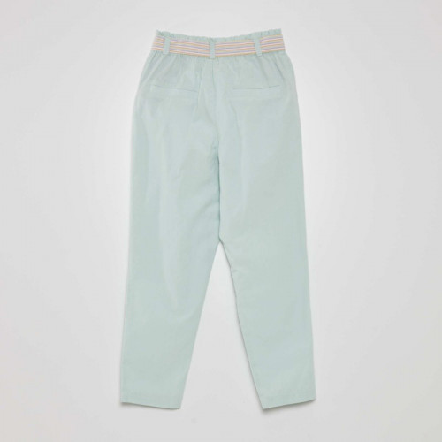 Pantalon carotte - Vert clair