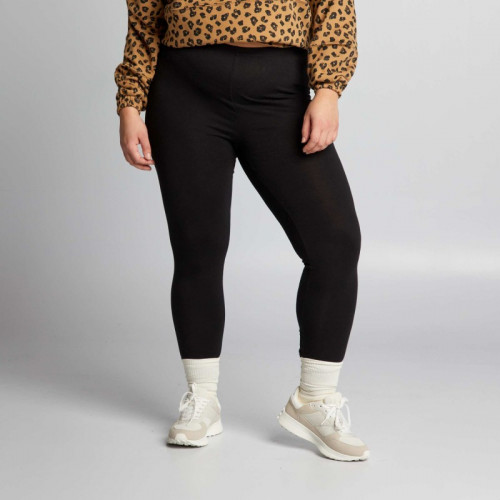 Legging long en coton - Noir