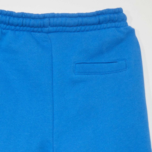 Pantalon jogging en french terry avec coutures - Bleu électrique