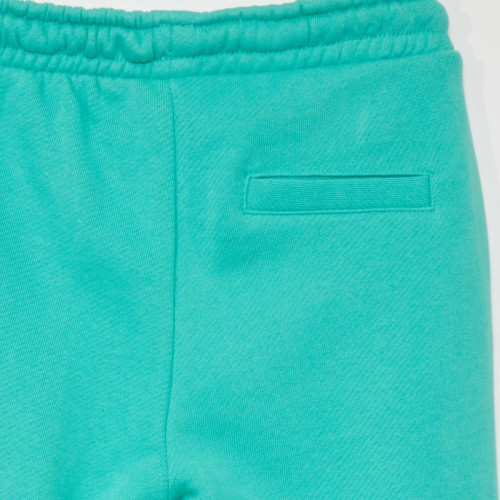 Pantalon jogging en french terry avec coutures - Vert